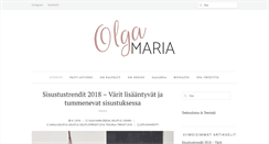 Desktop Screenshot of olgamaria.fi